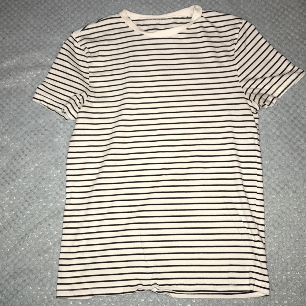 Black and White Striped T-Shirt
